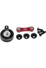 HOT RACING HRAATF48SH02 FIXED LINK STEERING SERVO SAVER FOR ARRMA 1/10 4X4