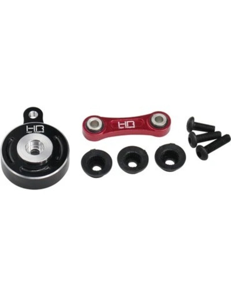 HOT RACING HRAATF48SH02 FIXED LINK STEERING SERVO SAVER FOR ARRMA 1/10 4X4