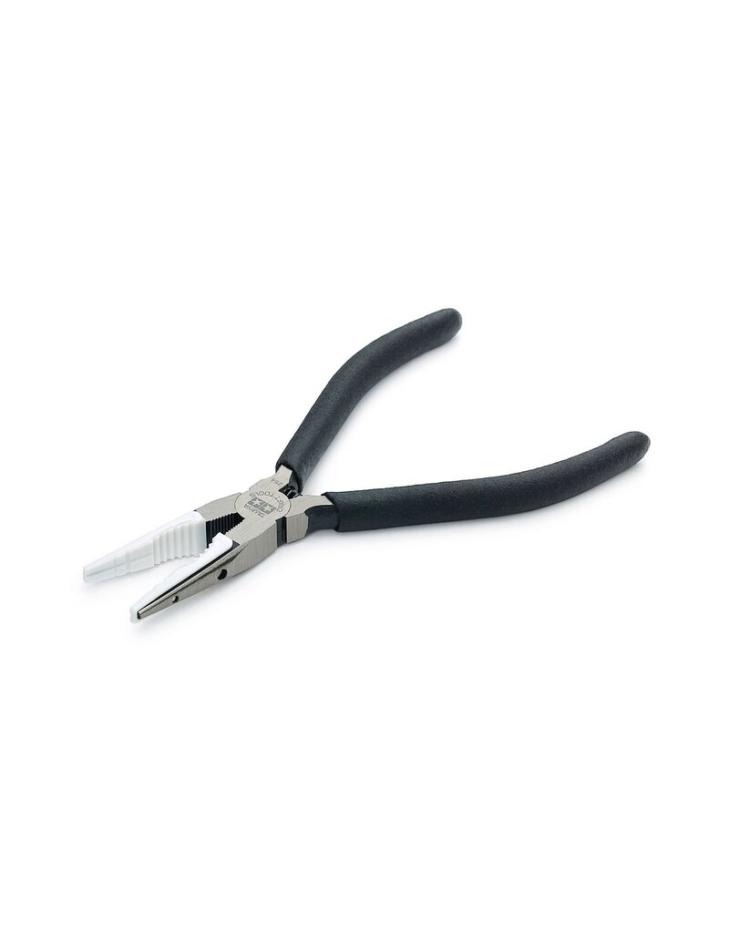 TAMIYA TAM74166 NON-SCRATCH LONG NOSE PLIERS II W/JAW GRIPS