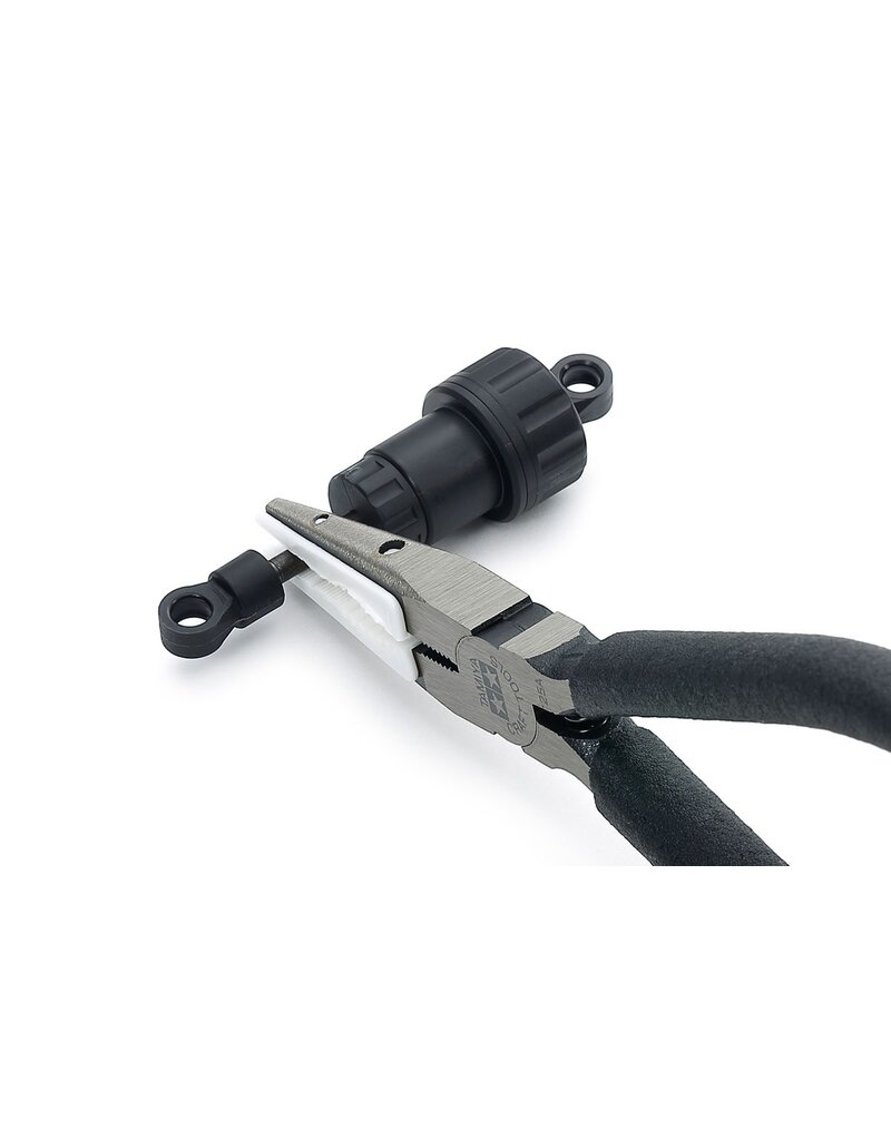 TAMIYA TAM74166 NON-SCRATCH LONG NOSE PLIERS II W/JAW GRIPS