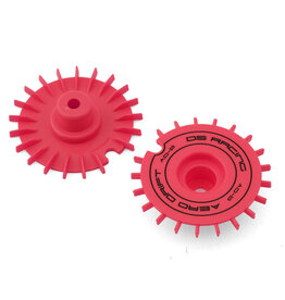 DS RACING DSC-AD-BFP-BF FLAT AERO DRIFT WHEEL COVER (FLUE PINK) (2) (DRIFT ELEMENT WHEELS)