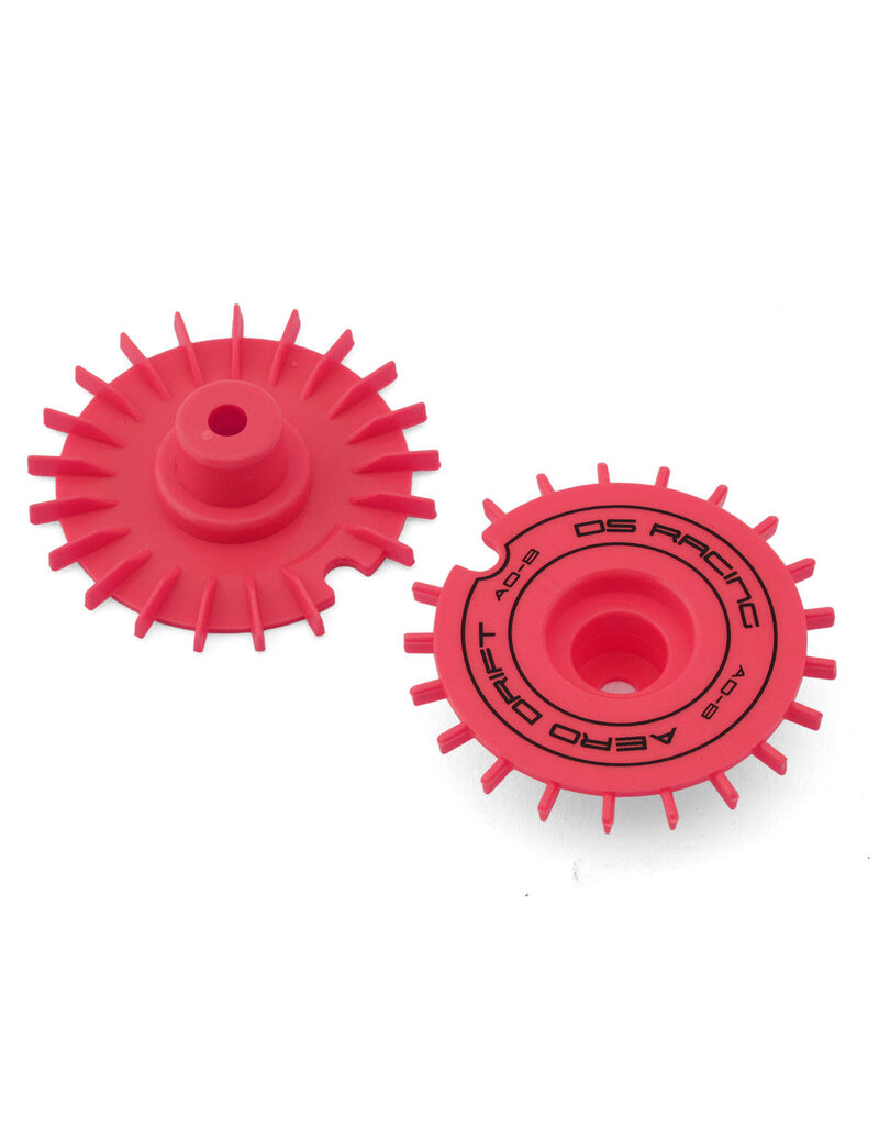 DS RACING DSC-AD-BFP-BF FLAT AERO DRIFT WHEEL COVER (FLUE PINK) (2) (DRIFT ELEMENT WHEELS)