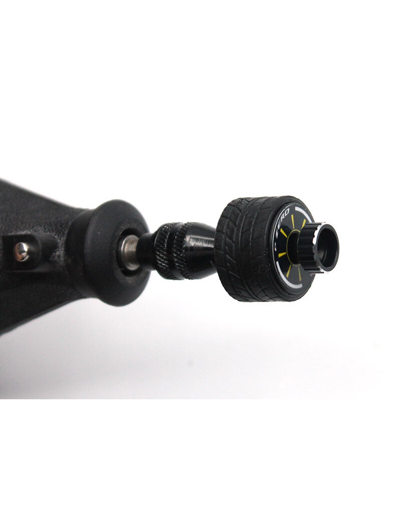 REFLEX RACING REF RX611 1/28 SCALE UNIVERSAL TIRE ARBOR FOR ROTARY TOOL
