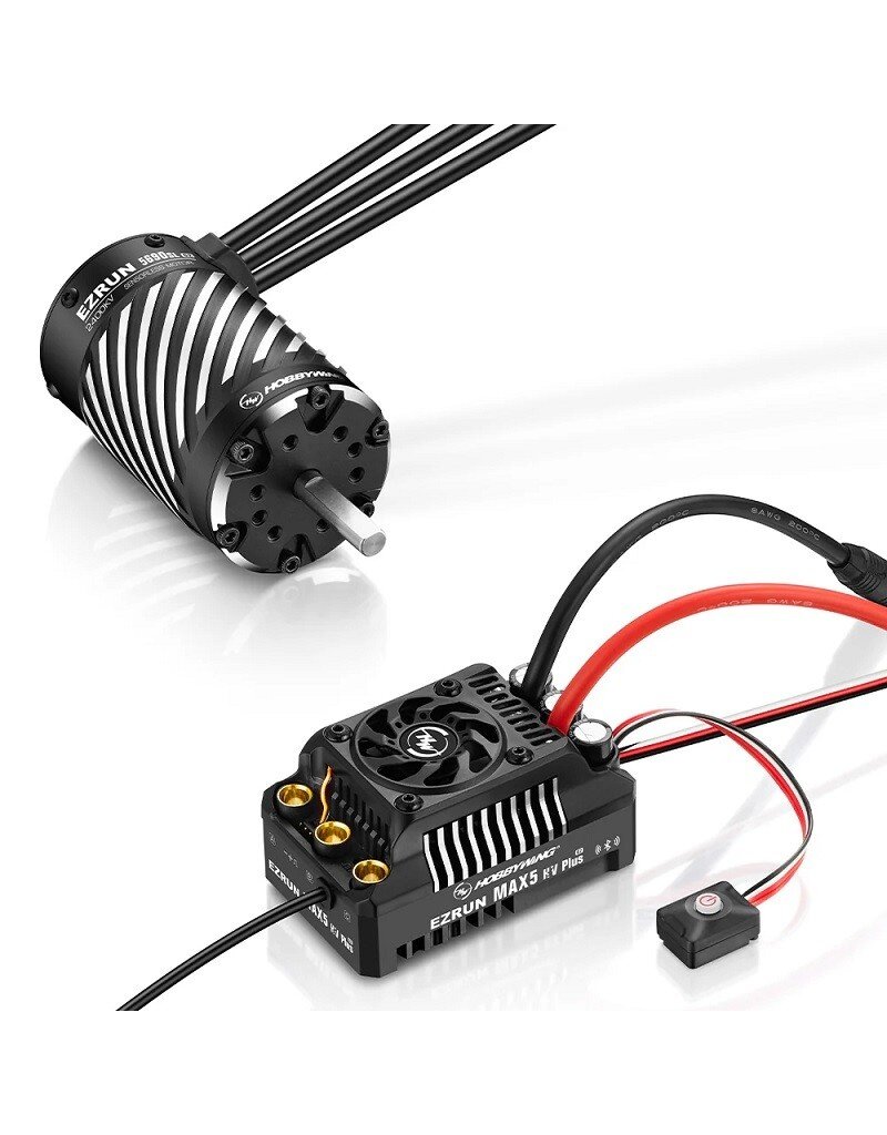 HOBBYWING HWI38010611 EZRUN MAX5 HV PLUS G2 ESC + 5690SL 2400KV G2 MOTOR COMBO