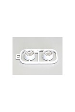 KYOSHO KYOMZH131W-W2B RE30 MULTI WHEEL II WIDE 2MM OFFSET: WHITE (2)