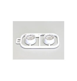 KYOSHO KYOMZH131W-W2B RE30 MULTI WHEEL II WIDE 2MM OFFSET: WHITE (2)