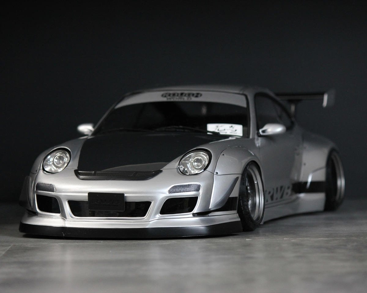 PAB-3214 1/10 RWB/RAUH-WELT BEGRIFF 997 DRIFT BODY SET (LIMITED EDITION) (CLEAR) (257-260MM)