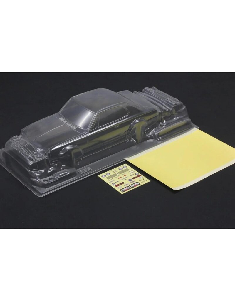 PANDORA RC PAB-3203 1/10 NISSAN SKYLINE KPGC10 HT 2000GT-R "HAKOSUKA" DRIFT BODY SET (CLEAR) (257-260MM)