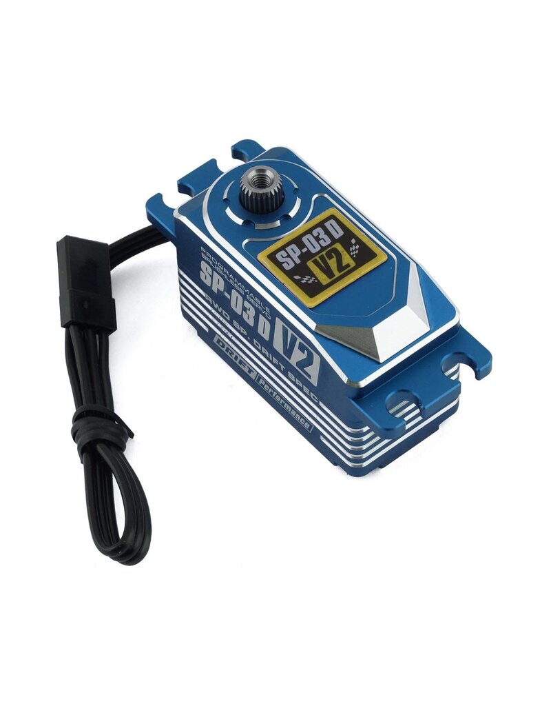 YOKOMO YOKSP-03DV2BL SP-03 D V2 PROGRAMABLE BRUSHLESS DRIFT SERVO (BLUE) (HIGH VOLTAGE)