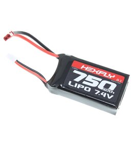 REDCAT RACING RER31100 2S LIPO 7.4V 750MAH BATTERY: JST (MT-18/ASCENT-18)