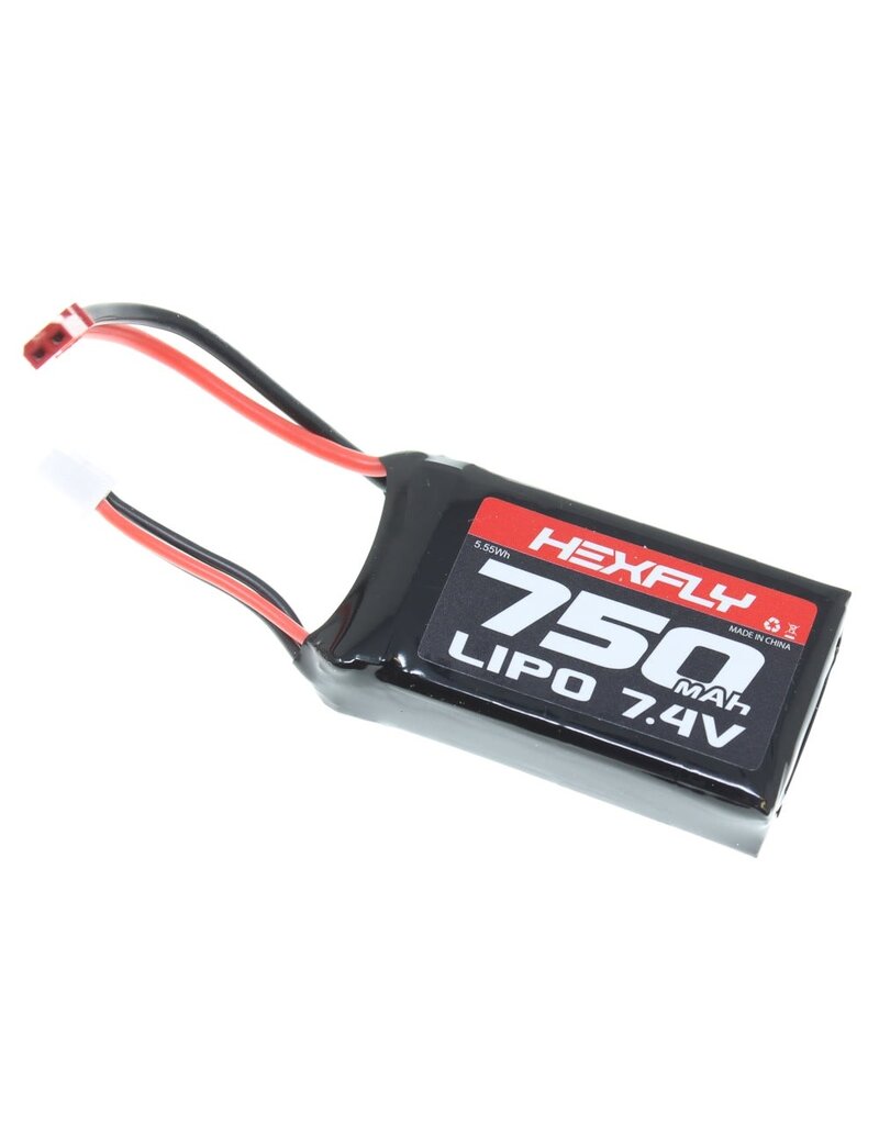 REDCAT RACING RER31100 2S LIPO 7.4V 750MAH BATTERY: JST (MT-18/ASCENT-18)