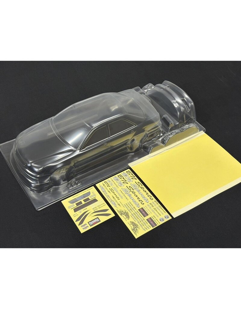PANDORA RC PAB-3221 1/10 TOYOTA MARK II JZX110 BN-SPORTS DRIFT BODY SET (CLEAR) (257-260MM)