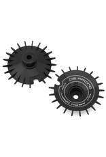 DS RACING DSC-AD-AB-WF SLOPED AERO DRIFT WHEEL COVER (BLACK) (2) (DRIFT ELEMENT WHEELS)