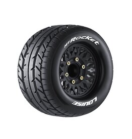 LOUISE LOULT3201SX 	LOUISE R/C MT-ROCKET SOFT, 1/10 MONSTER TRUCK TIRES, 0 & 1/2 " OFFSET, 12, 14, 17MM REMOVABLE HEX