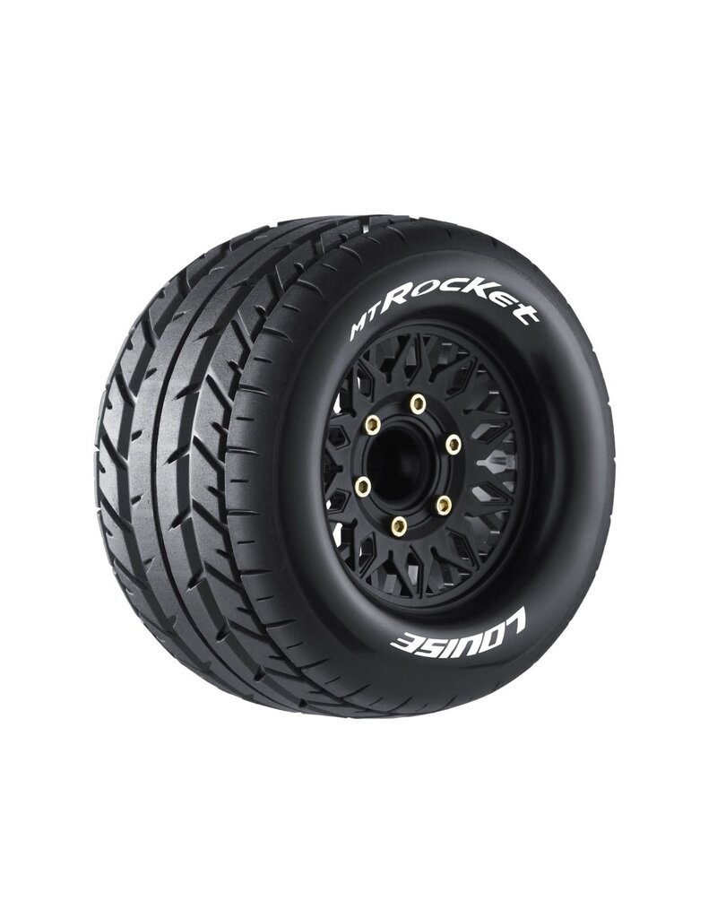 LOUISE LOULT3201SX 	LOUISE R/C MT-ROCKET SOFT, 1/10 MONSTER TRUCK TIRES, 0 & 1/2 " OFFSET, 12, 14, 17MM REMOVABLE HEX