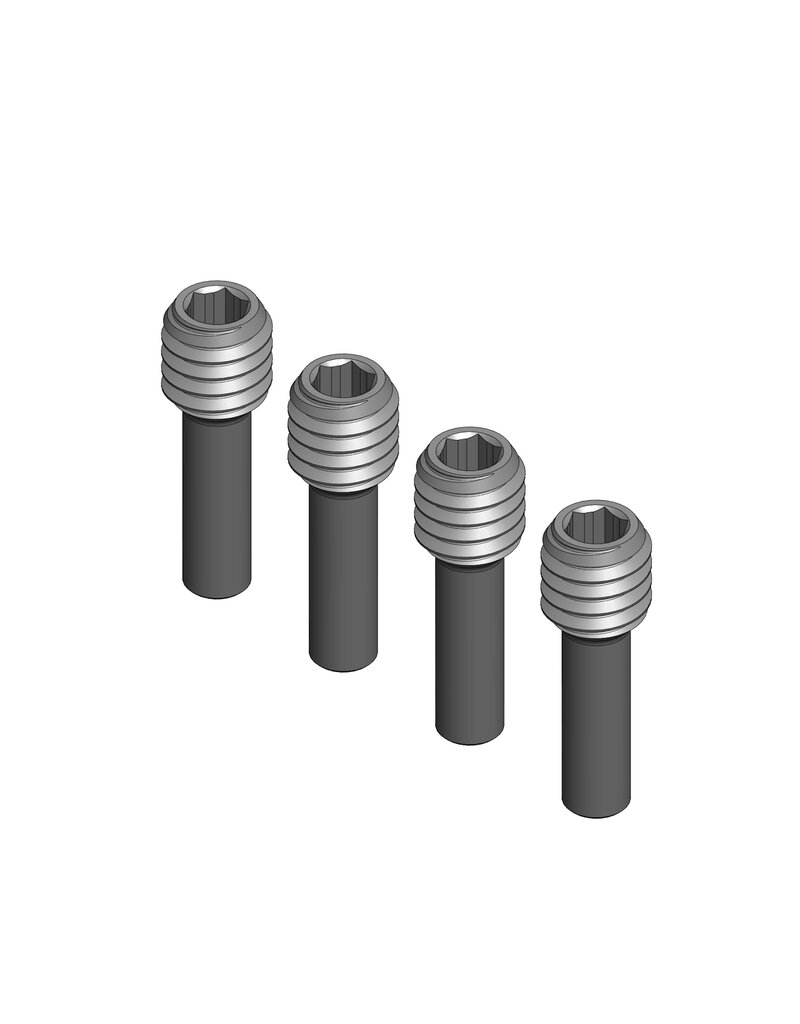 MIP MIP99120 SHSS, M4 X 12MM PIN SCREW (4)
