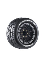 LOUISE LOULT3307SX MFT MT-ROCKET SOFT 1/10 MONSTER TRUCK TIRES, 12, 14, 17MM REMOVABLE HEX - 1 PAIR