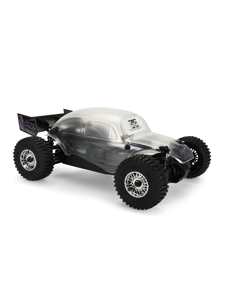 PROLINE RACING PRO368000T3 CLASS 1 VW BUG CLEAR RACE BODY CONVERSION KIT FOR ARRMA TYPHON GROM