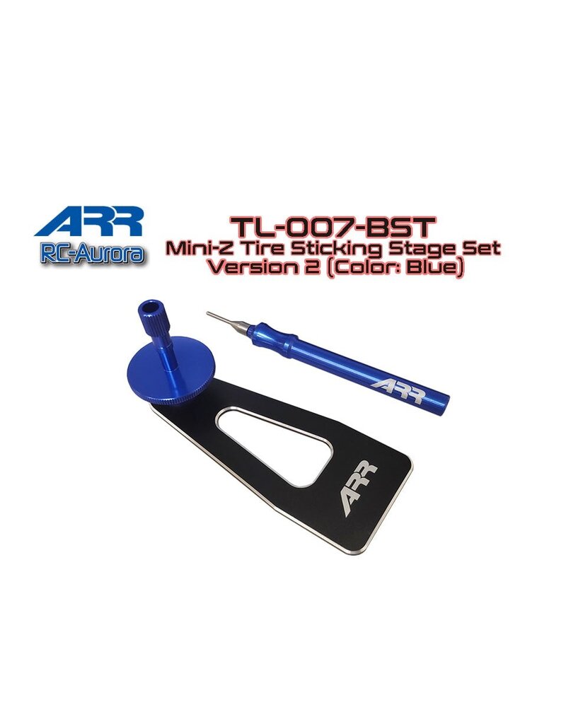 ARR ARR TL-007-BST MINI-Z TIRE STICKING STAGE SET V2: BLUE