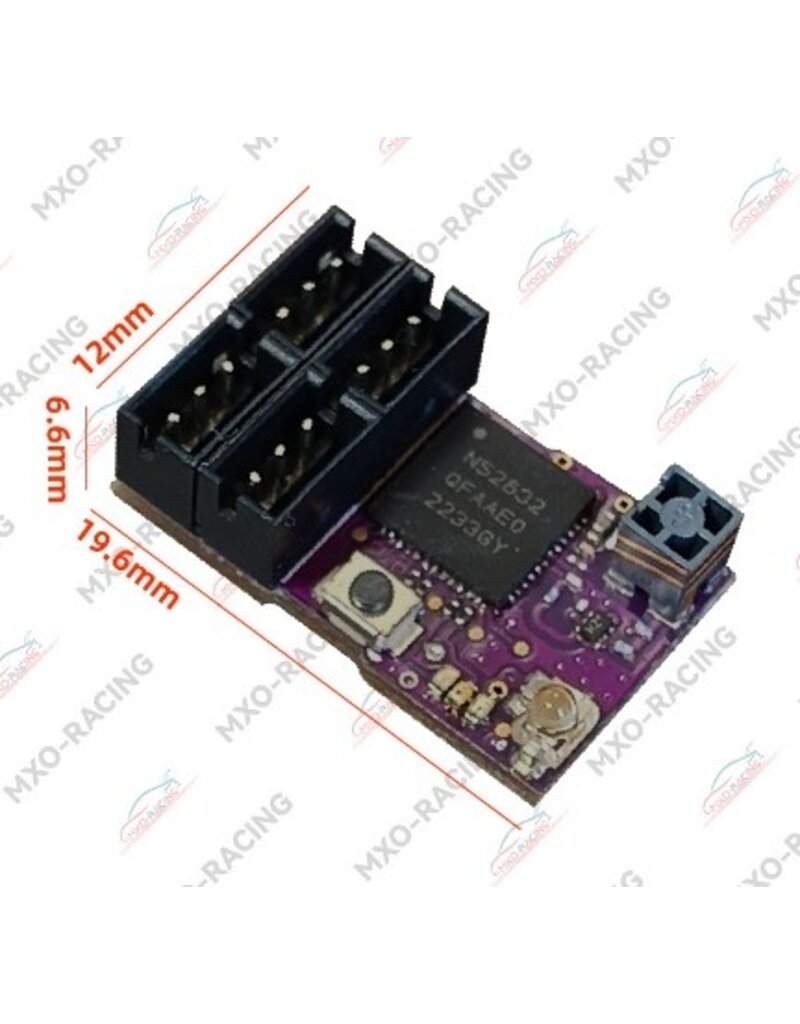MXO RACING MXO RXC52-F5+TP 4CH MICRO RECEIVER FOR SANWA FH5 W/ TRANSPONDER