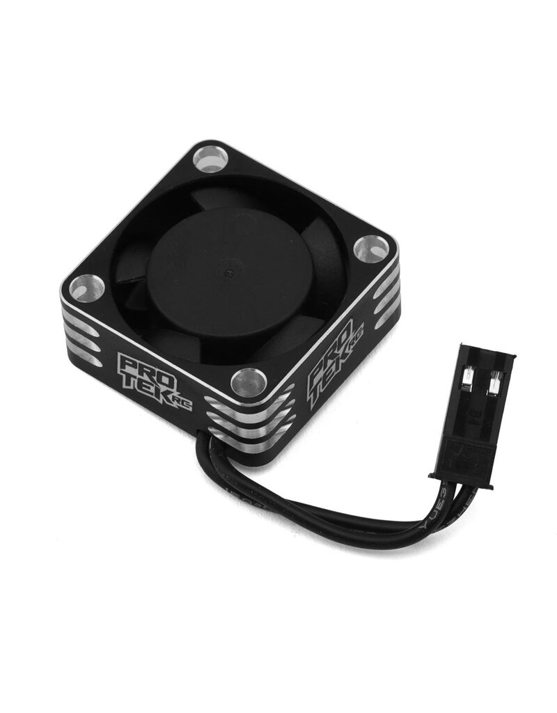 PROTEK RC PTK-2116 25X25X10MM ALUMINUM HIGH SPEED HV COOLING FAN (SILVER/BLACK)
