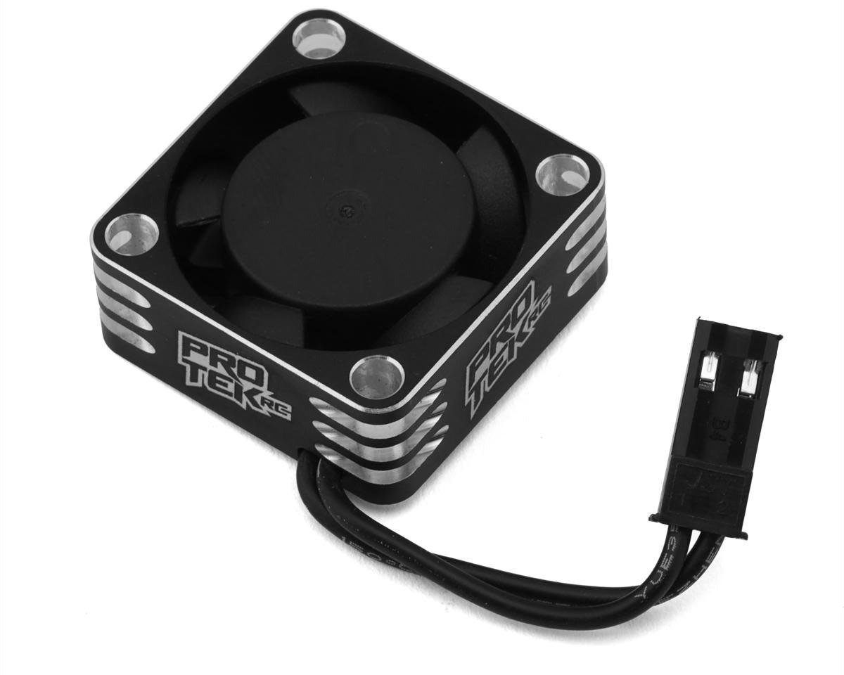 PTK-2116 25X25X10MM ALUMINUM HIGH SPEED HV COOLING FAN (SILVER/BLACK)