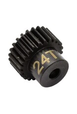 HOT RACING HRACSG1824 48P HARDENED STEEL PINION GEAR (1/8 BORE) (24T)
