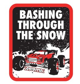 ARRMA ARA-2512 BASHING THROUGH THE SNOW DECAL