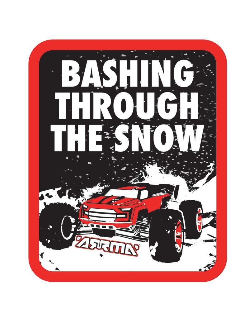 ARRMA ARA-2512 BASHING THROUGH THE SNOW DECAL