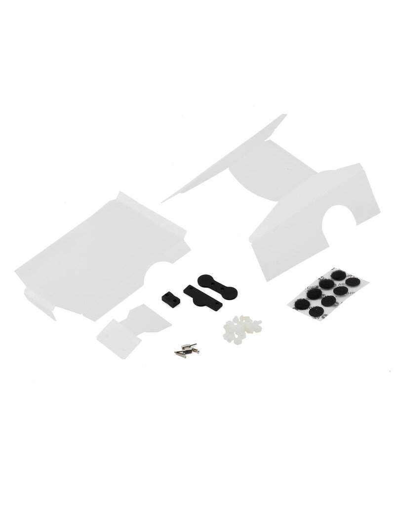 HACKFAB HFB20110 LOSI MICRO-B 1/24 EDM BODY (CLEAR) (.010")