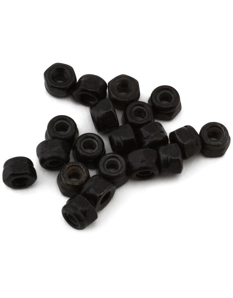 RC4WD RC4ZS0906 2MM NYLOCK NUTS (BLACK) (20)