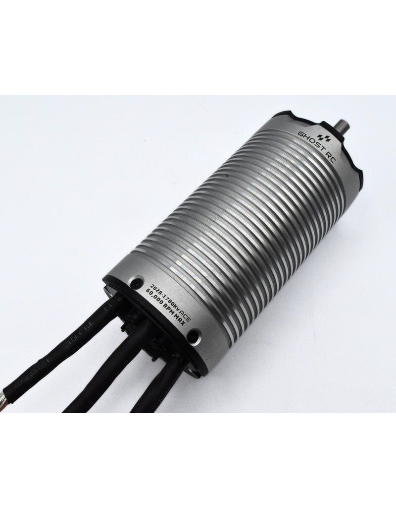GHOST RC GOS060-0126-00 2028 1/5 DRAG RACING & SPEED RUN SENSORED BRUSHLESS MOTOR (1700KV)