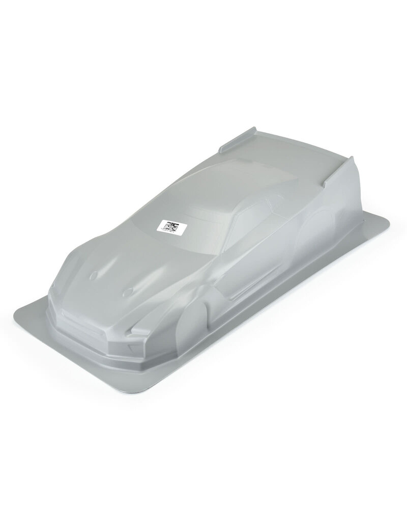 PROTOFORM PRM158514 1/10 NISSAN GT-R R35 PRO MOD TOUGH-COLOR BODY, DRAG CAR: GRAY