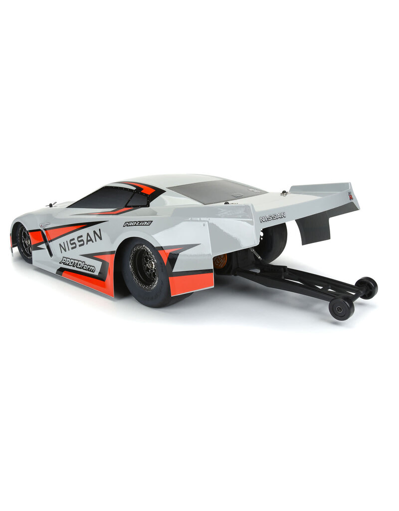 PROTOFORM PRM158514 1/10 NISSAN GT-R R35 PRO MOD TOUGH-COLOR BODY, DRAG CAR: GRAY