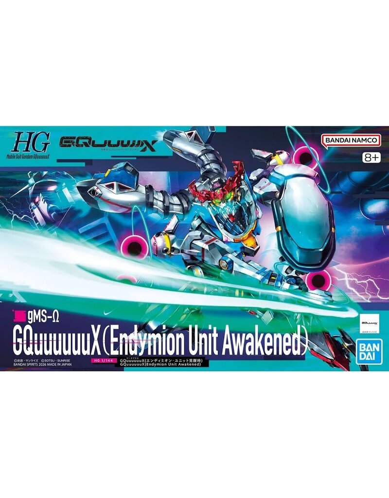 BANDAI BAN2794144 #13 GQUUUUUUX (ENDYMION UNIT AWAKENED) "MOBILE SUIT GUNDAM: GQUUUUUUX", BANDAI HOBBY HG 1/144