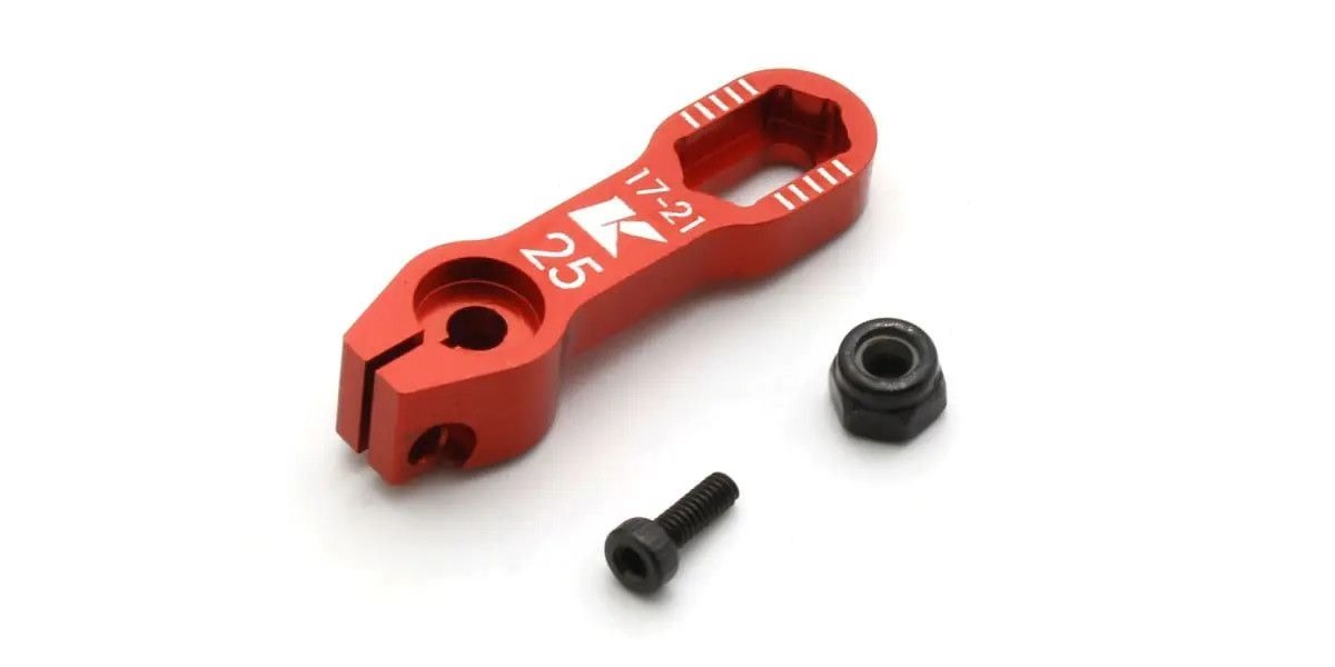 KYOFAW311 ADJUSTABLE ALUMINUM SERVO HORN RED
