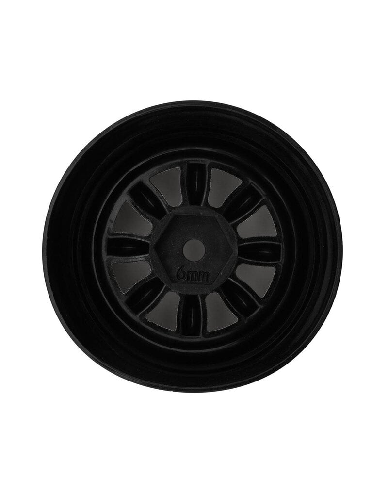 HAYASHI GARAGE HG-20316 PANA 8-SPOKE MULTIPIECE STYLE 1/10 DRIFT WHEELS (GOLD) (2) (6MM OFFSET) W/12MM HEX