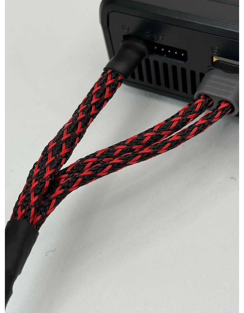 SILVER HORSE SHRC SH0825-B/R QUICK DRAW BULLET CABLE 50CM BLACK/ RED