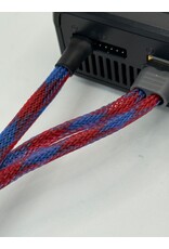 SILVER HORSE SHRC SH0811-BL/R QUICK DRAW BULLET CABLE 35CM BLUE/ RED