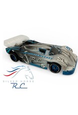 NEXX RACING NX USA-EVO-F+1-BL 2WD "JUD" THREADED EVO FLANGED FRONT 8.5MM WHEELS 1MM OFFSET: BLUE (2)