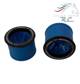 NEXX RACING NX USA-EVO-R-1-BL 2WD "JUD" THREADED EVO FLANGED REAR 11MM WHEELS -1MM OFFSET: BLUE (2)