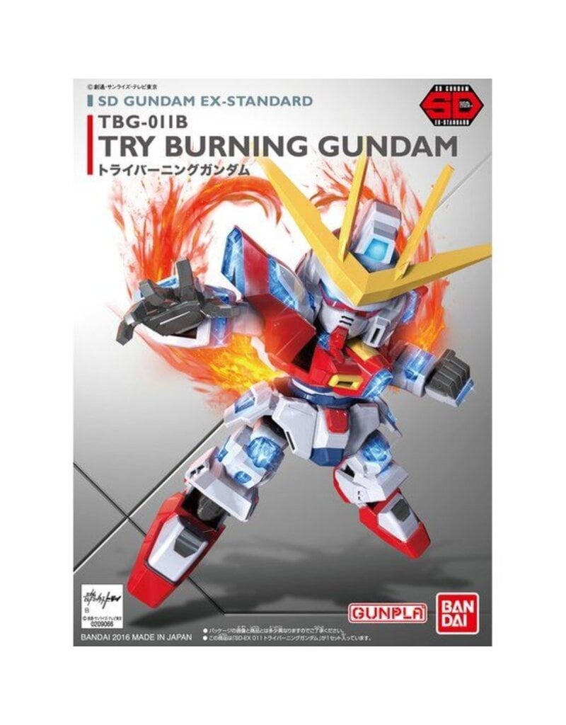 BANDAI BAN2688283 SD GUNDAM EX-STANDARD TRY BURNING GUNDAM "GUNDAM BUILD FIGHTERS"