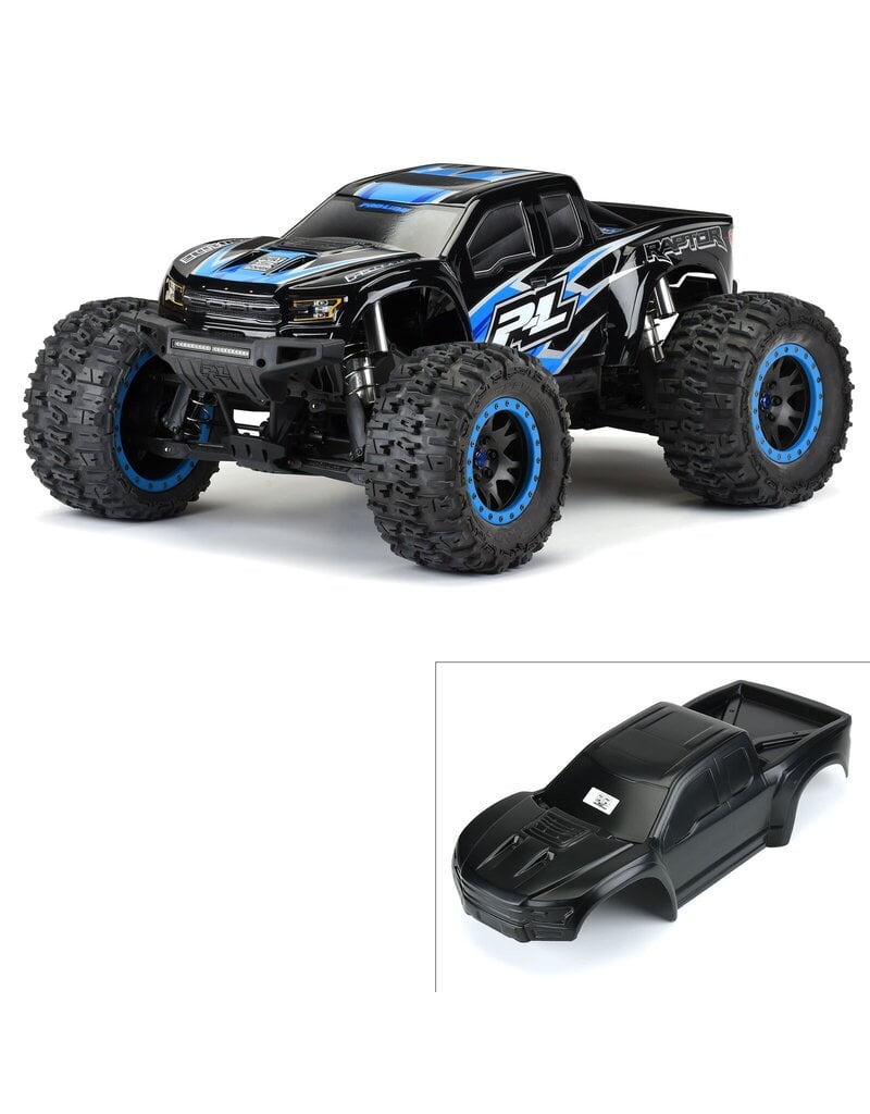 PROLINE RACING PRO348218 PRE-CUT 2017 FORD F-150 RAPTOR BLACK BODY X-MAXX