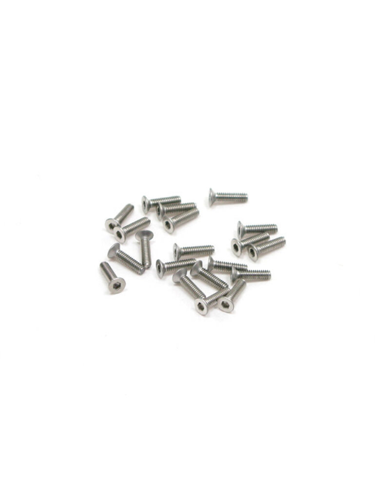 PN RACING KEN 700318 M2 X 8 COUNTERSINK STAINLESS SCREW HEX