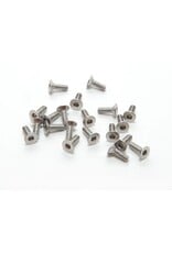 PN RACING KEN 700316 M2 X 6 COUNTERSINK STAINLESS SCREW HEX