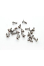 PN RACING KEN PN700316 M2 X 6 COUNTERSINK STAINLESS SCREW HEX