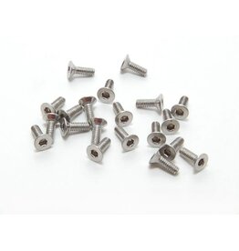 PN RACING KEN 700316 M2 X 6 COUNTERSINK STAINLESS SCREW HEX