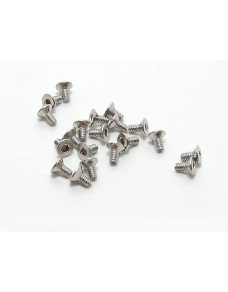 PN RACING KEN 700314 M2 X 4 COUNTERSINK STAINLESS SCREW HEX