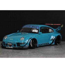 PANDORA RC PAB-3210 1/10 RWB/RAUH-WELT BEGRIFF 933 DRIFT BODY SET (LIMITED EDITION) (CLEAR) (257-260MM)