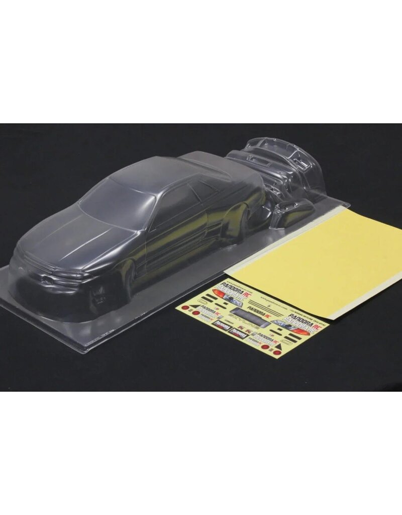 PANDORA RC PAB-3129 1/10 NISSAN SKYLINE BNR32 GT-R DRIFT BODY SET (CLEAR) (258-262MM)